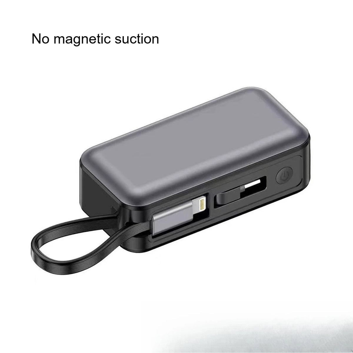 Zotix™ Magnetic Wireless Power Bank 5000mAh – Mini Portable Charger with Dual Built-in Cables