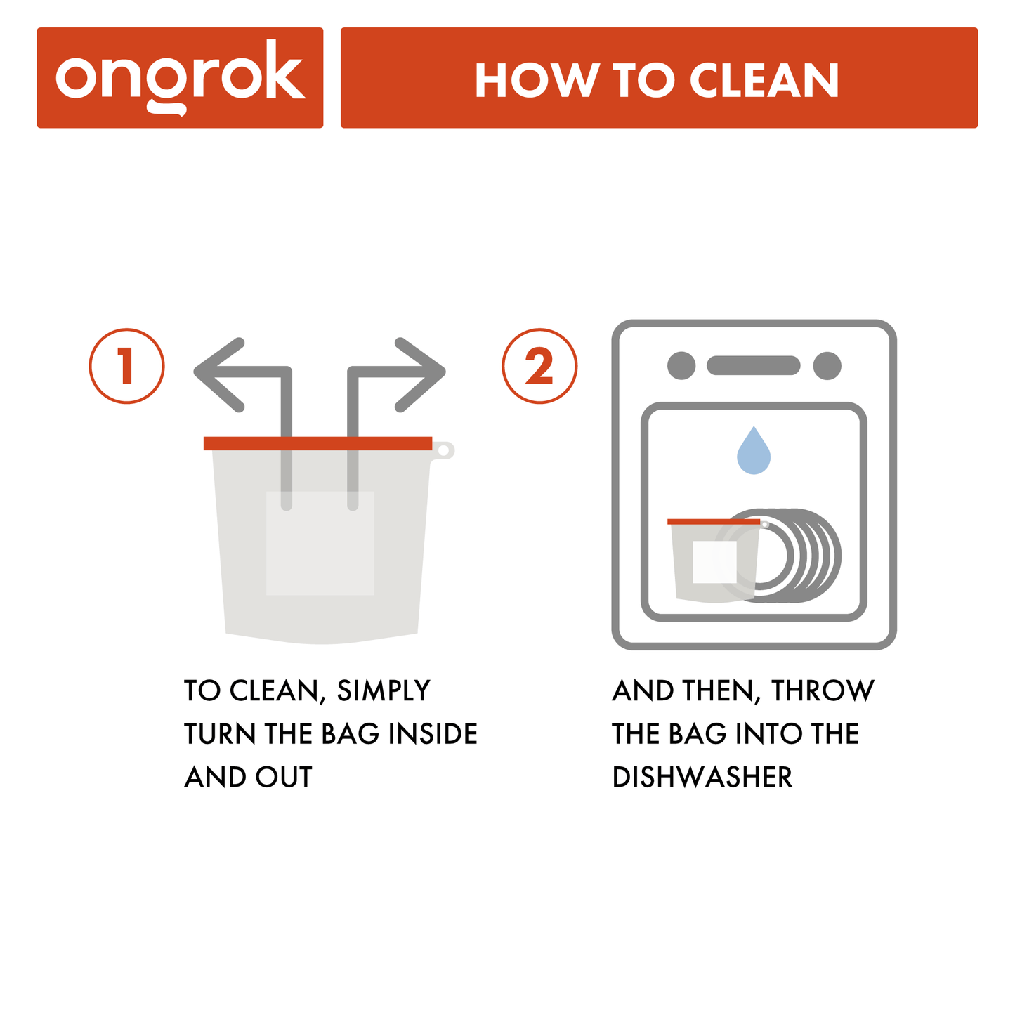 Ongrok Silicone Oven & Storage Bags