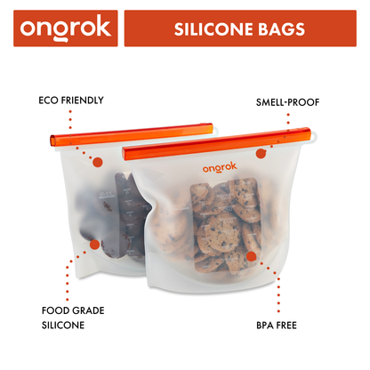 Ongrok Silicone Oven & Storage Bags