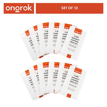 Ongrok 2-Way 62% Humidity Packs | 3 sizes (Small, Medium, Large)