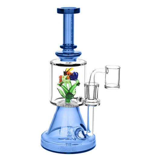 Pulsar Bee Flower Dab Rig - 9.75"/14mm F/Colors Vary