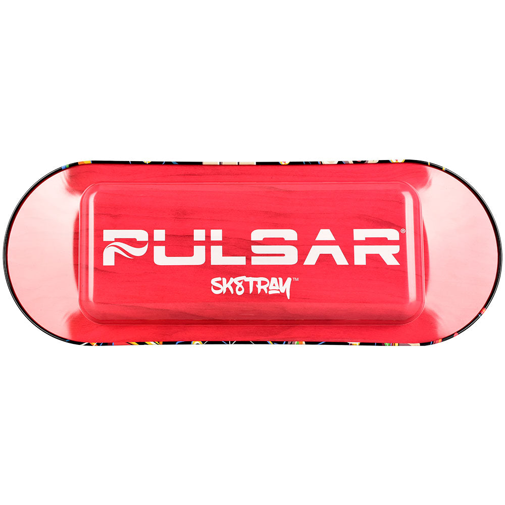 Pulsar SK8Tray Rolling Tray w/ 3D Lid - 7.25"x19.75"/Dragon Coffee Break