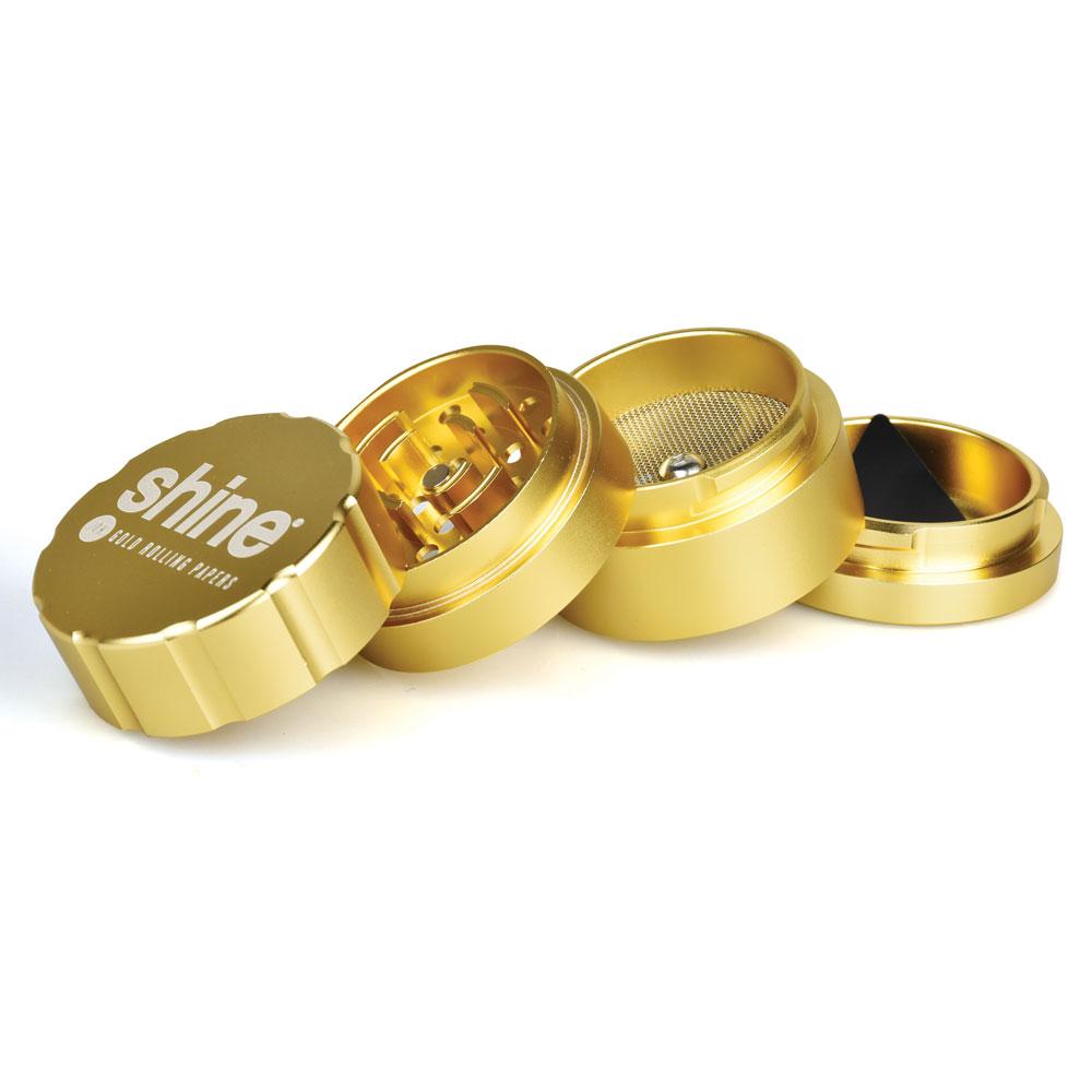 Shine Gold Herb Grinder