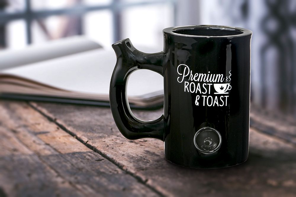 Premium Roast & Toast Mug - (Black)