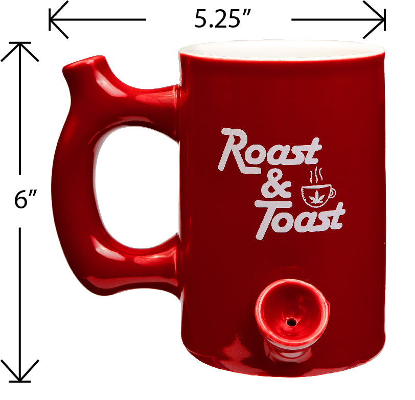 Red Premium Roast & Toast Mug (Red)