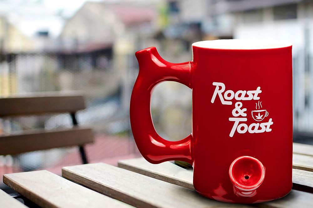 Red Premium Roast & Toast Mug (Red)