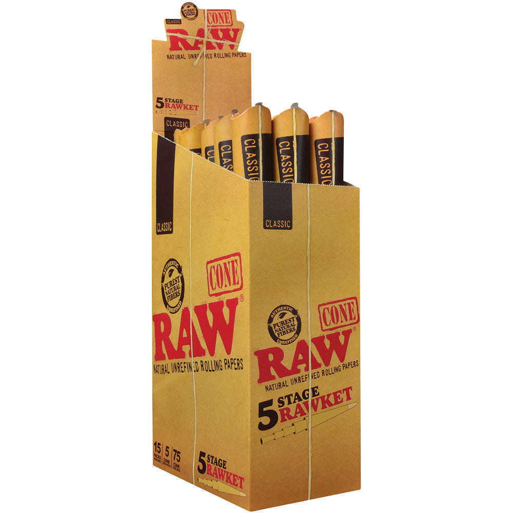 RAW 5 Stage RAWKET Cone Set - 15pk Display