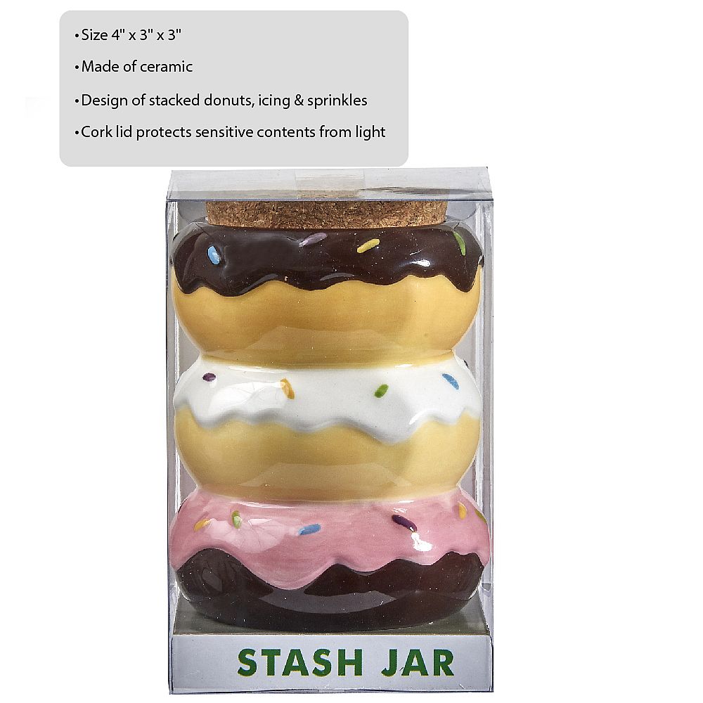 Donut stash jar