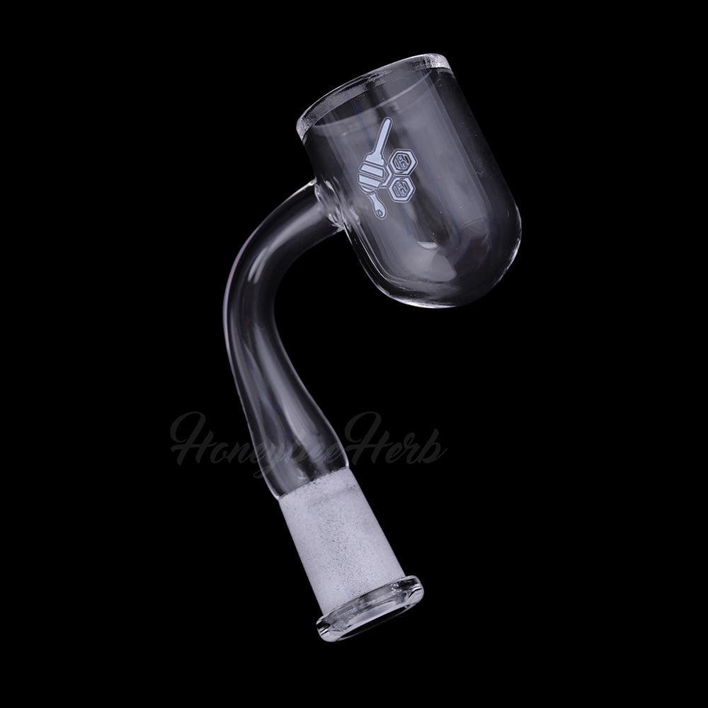 HONEY BEVEL BOWL QUARTZ BANGER - 90° DEGREE | YL