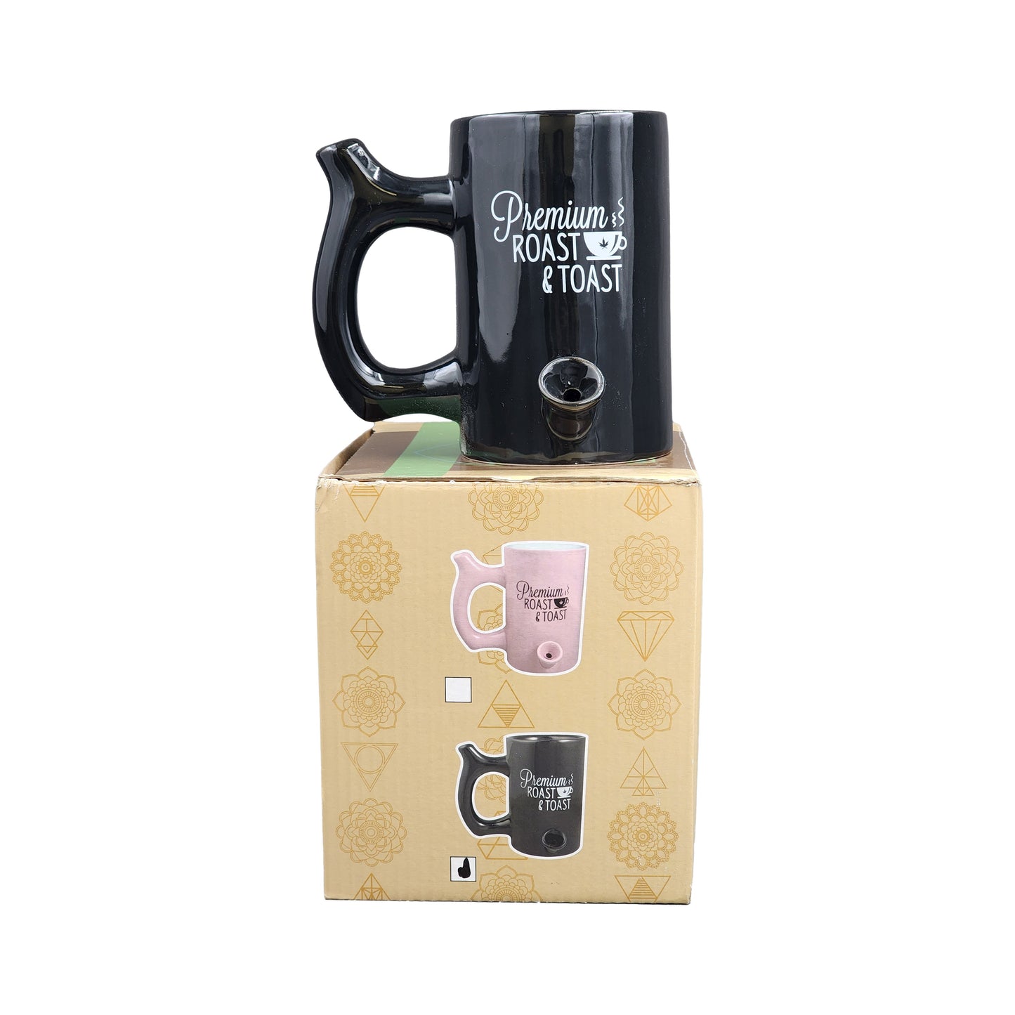 Premium Roast & Toast Mug - (Black)