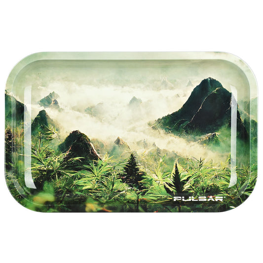 Pulsar Metal Rolling Tray - 11"x7"/Sacred Valley