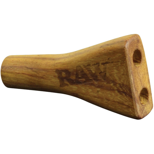 Raw Double Barrel Wooden Cig Holder - 1 1/4"