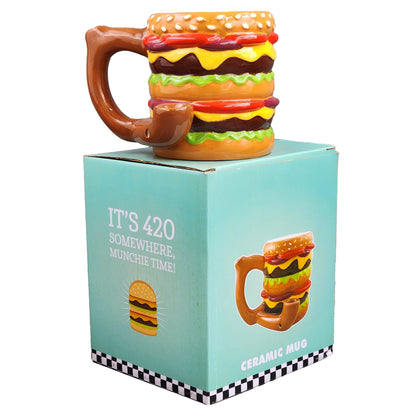 Cheeseburger pipe mug from gifts by Fashioncraft®