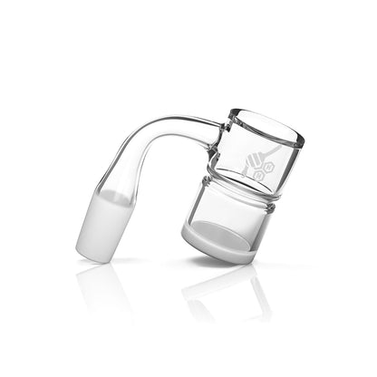 HONEY & MILK BEVEL SPLASH BUCKET QUARTZ BANGER - 90° DEGREE | YL