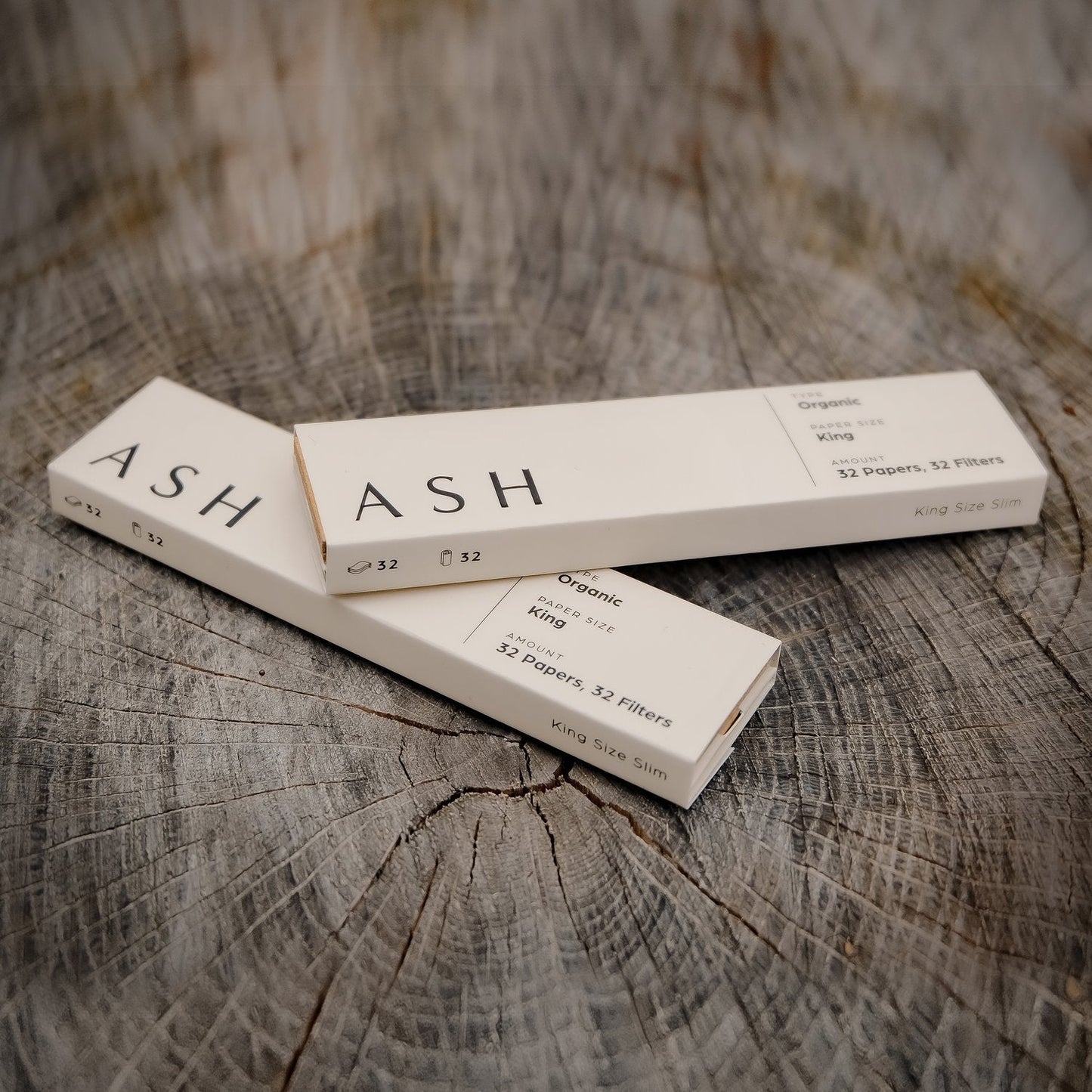 ASH Rolling Papers | King | Organic | Box