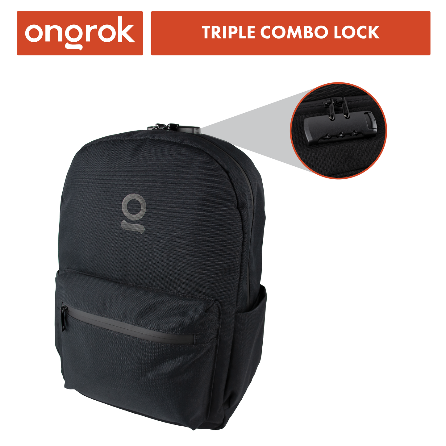 Ongrok Carbon-lined Backpack Smell Proof