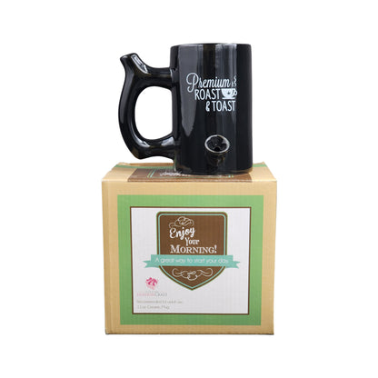 Premium Roast & Toast Mug - (Black)