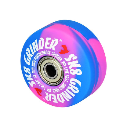 Pulsar SK8 Grinder | 3pc | 2.2"| Swirl Colors | 6pc Display