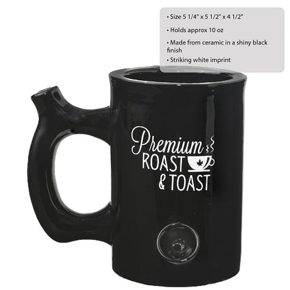 Premium Roast & Toast Mug - (Black)