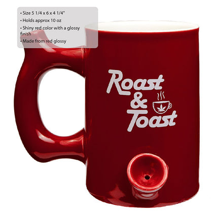 Red Premium Roast & Toast Mug (Red)