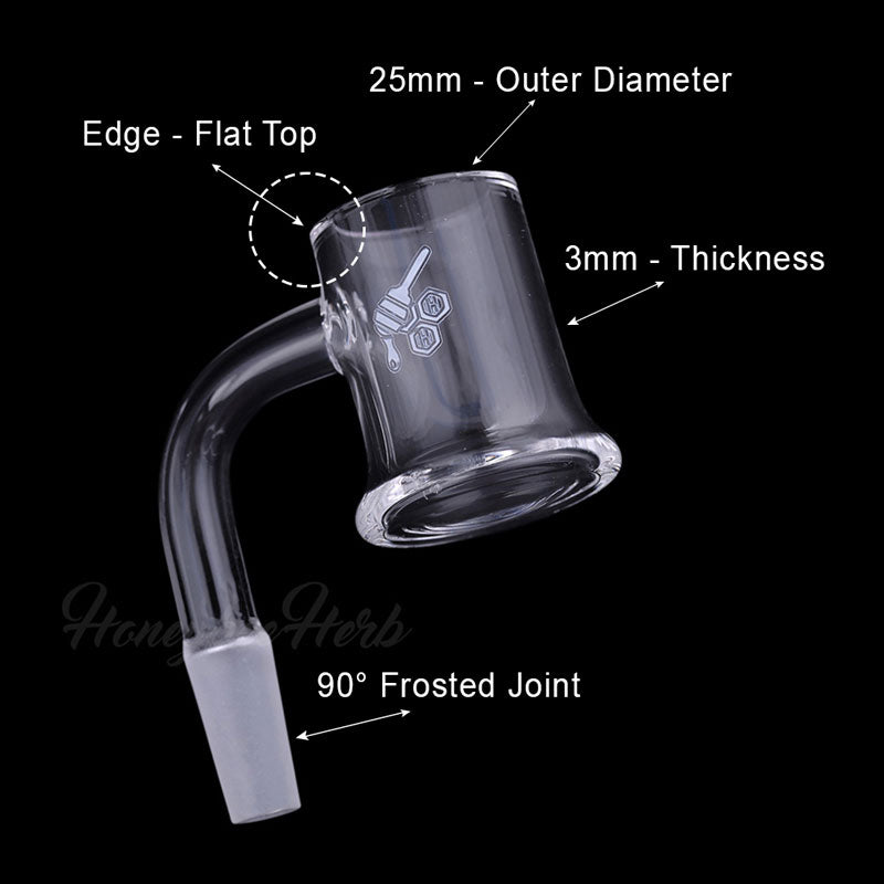 HONEY MUG QUARTZ BANGER - 90° DEGREE | YL